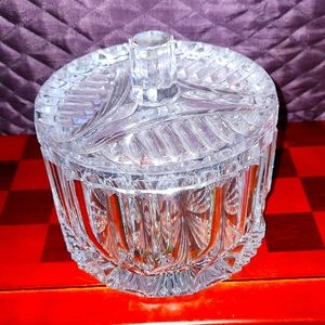 Crystal Glass Canister